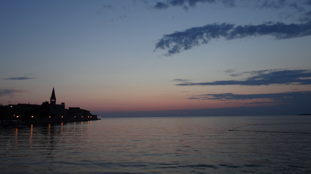 Poreč at night